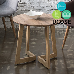 유코스 파사르 원형 디자인 카페 보조 간이 티테이블